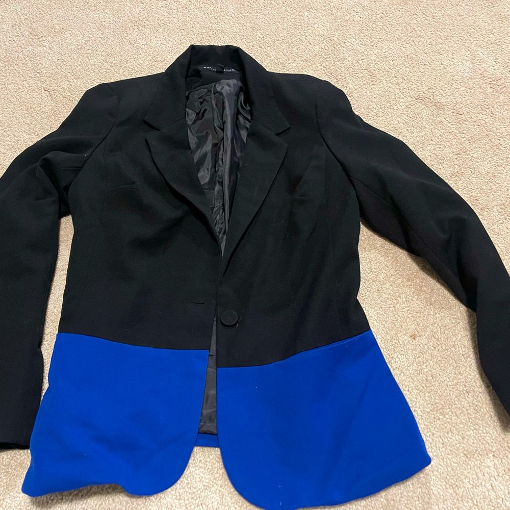 Blue and black blazer by Black Rainn size medium